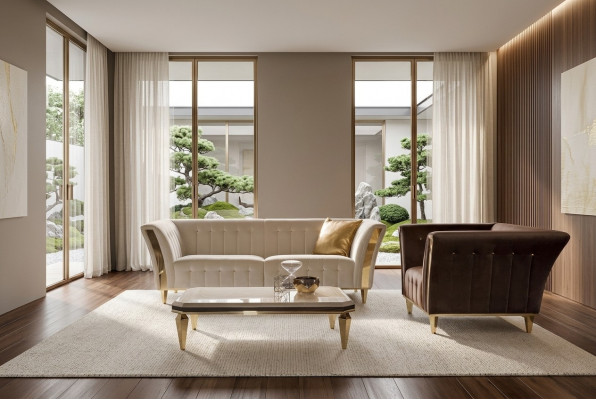 Moderne bankstel 3-zitsbank bank bankstel banken arredoclassic