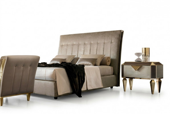 Ontwerper gestoffeerd bed bed bedden leren bed tweepersoonsbed huwelijksbed designerbed NIEUW