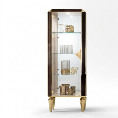 Kast Vitrine Vitrinekast Vitrines Kasten Hout Dressoir arredoclassic