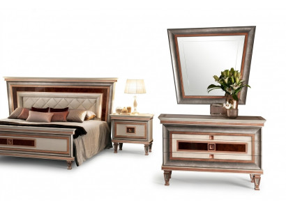 Elegante stijl meubels slaapkamer ladekast kast klassiek dressoir met spiegel