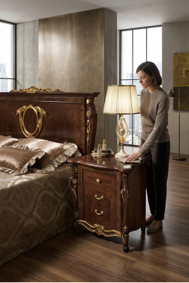 Klassieke console nachtkastje bijzettafel slaapkamer tafels consoles nieuwe kamer hout