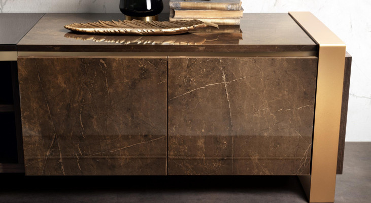 Console tafel dressoir met spiegel luxe klasse meubelset console 2-delig hout nieuw.