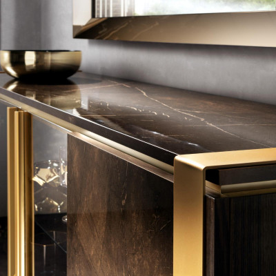 Console tafel dressoir met spiegel luxe klasse meubelset console 2-delig hout nieuw.
