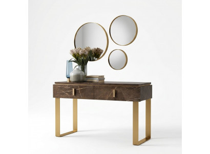 Console design houten tafel console console make-uptafel dressoir