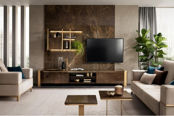 Regale Woonkamer tv tv dressoir vitrinekast woonkamer kast arredoclassic