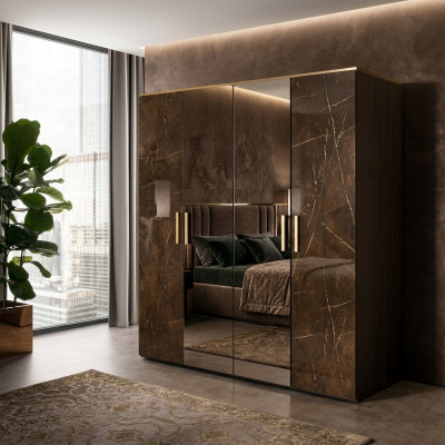 Luxe kledingkast Ontwerper kledingkasten Hoogglans meubels Wonen Hout Nieuw