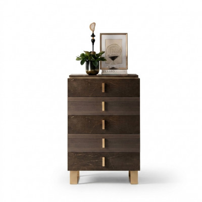 Kommode Dressoir Ladenkast Ladekasten 5 Lades Hoge kast Kast Hout Nieuw