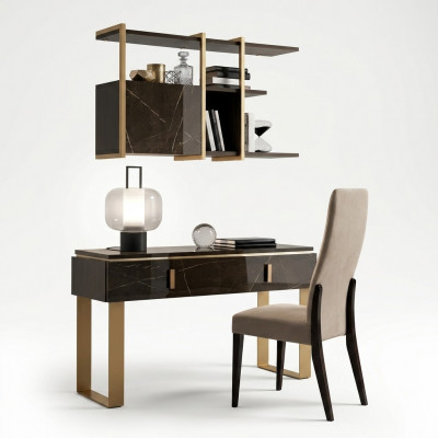 Ontwerper meubels bureau wandplank en stoel nieuwe meubels Italiaanse meubels.