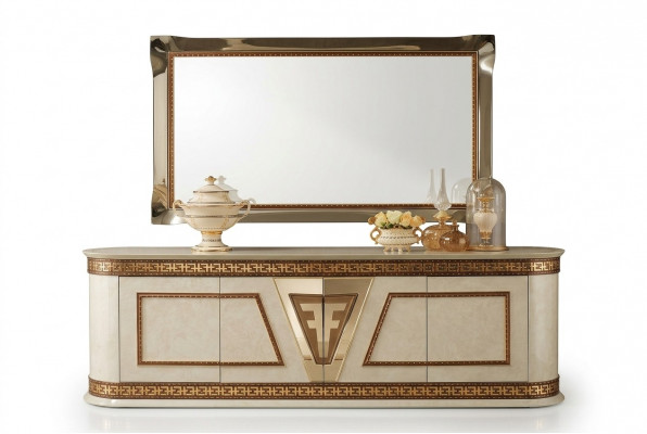 Spiegel Wandspiegel Flurspiegel Bad Flur Holz Wand Dekoration Spieglein Barock  Spiegel Wandspiegel Gangspiegel Badgang Houten Muurdecoratie Spiegeltje Barok