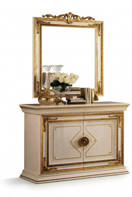 Spiegel ladekast kast ladekasten dressoir slaapkamer set hout klassieke stijl