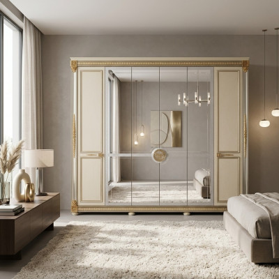 Kledingkast Slaapkamer Houten Kast arredoclassic Barok Rococo Kasten