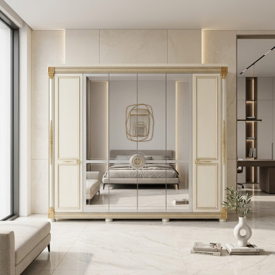 Kledingkast Slaapkamer Houten Kast Modern Stijl Kasten Luxe Klassiek