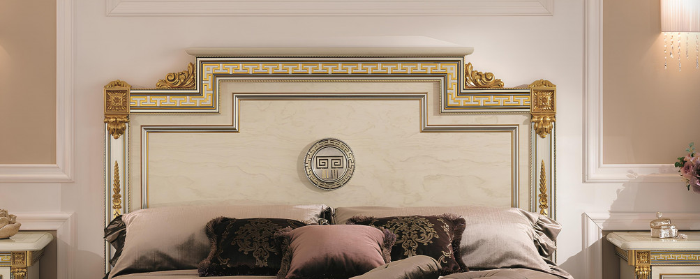 Slaapkamer set Design Modern Luxe Meubel Bed 2x Nachtkastje 7-delig. Italië Nieuw