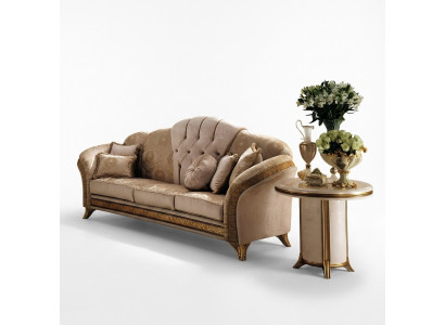 Klassieke luxe design salontafel bank woonkamer tafel bijzettafels hout