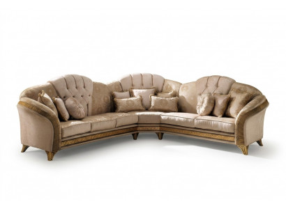 Eckbank L-vorm Bank Woonlandschap Set Bekleding Stof Bank Ontwerp Meubels
