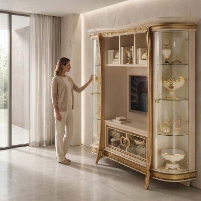 Ontwerper woonkamer tv wand media wand televisiewand tv-kast woonkamerwand