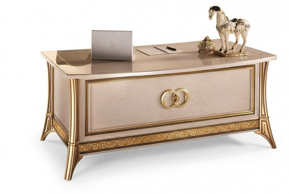 Luxe bureau tafel kantoor Antieke stijl Rococo Barok Nieuwe bureaus
