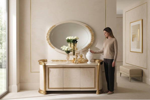 Grote muurspiegel Spiegel xxl koninklijke rococo barok design meubels wandspiegel.