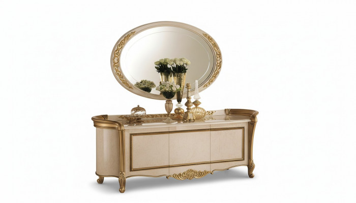 Grote muurspiegel Spiegel xxl koninklijke rococo barok design meubels wandspiegel.