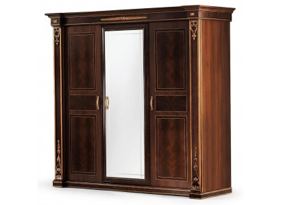 Slaapkamer kledingkast 3-deurs houten wandkast kast arredoclassic nieuw