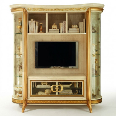 Woonkamer uitbreiding mediawand tv-meubel woonkamer barok rococo.
