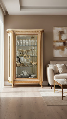 Ontwerp meubels Hout Klassieke stijl Barok Vitrine Italiaanse meubels Dressoir