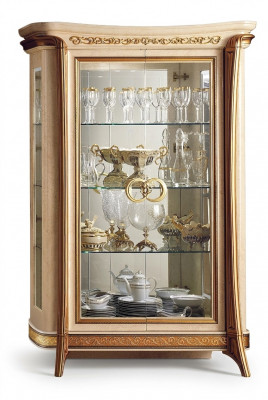 Ontwerp meubels Hout Klassieke stijl Barok Vitrine Italiaanse meubels Dressoir