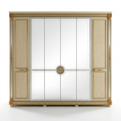 Klassieke kasten kast wandkast kledingkast 6 deuren hout nieuw meubilair