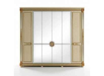 Klassieke kasten kast wandkast kledingkast 6 deuren hout nieuw meubilair