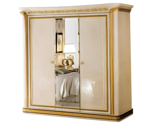 Kledingkast Slaapkamer Houten Kast 3 Deuren Kasten Luxe arredoclassic