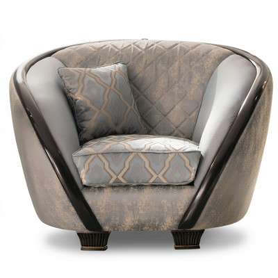 Ontwerp fauteuil stoffen bank bank gestoffeerde banken fauteuil televisiezitplaats 1 zitplaats arredoclassic