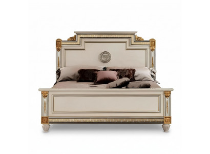 Luxe slaapkamerbed met gestoffeerd design, luxe tweepersoons hotelbedden kingsize bed.