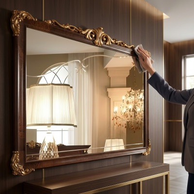 Wandspiegel houten frame spiegel frame design barok rococo woonkamer meubels nieuw