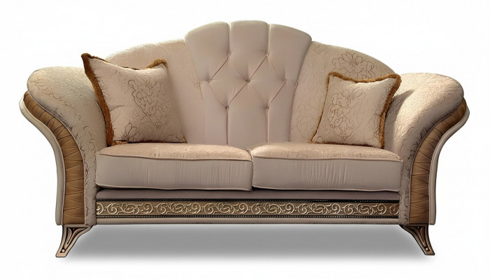 Sofa 2 zitsbank Ontwerp Bekleding Klassieke Stof arredoclassic Tweezitter