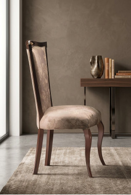 Ontwerper stoel luxe gestoffeerde fauteuil stoelen 1x fauteuil woon eetkamer textiel