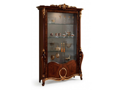 Luxe vitrine meubels woonkamer kast glazen vitrines designer kasten commode