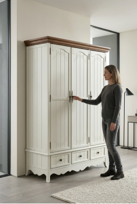 Klassieke houten kast Landelijke slaapkamerkasten Houten meubels