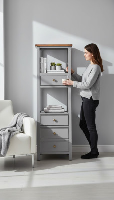 Rek boekenplank massief hout natuur handgemaakt planken kantoor vitrine