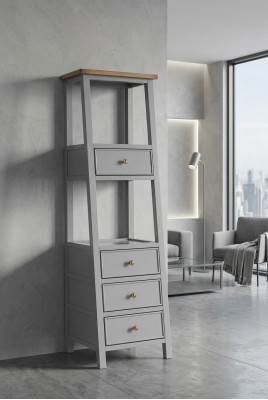 Rek boekenplank massief hout natuur handgemaakt planken kantoor vitrine