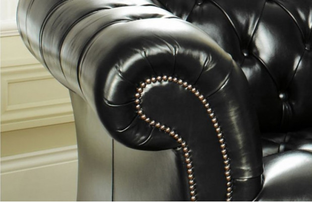 Groene Chesterfield 3-zits Designer Luxe Driezitsbank