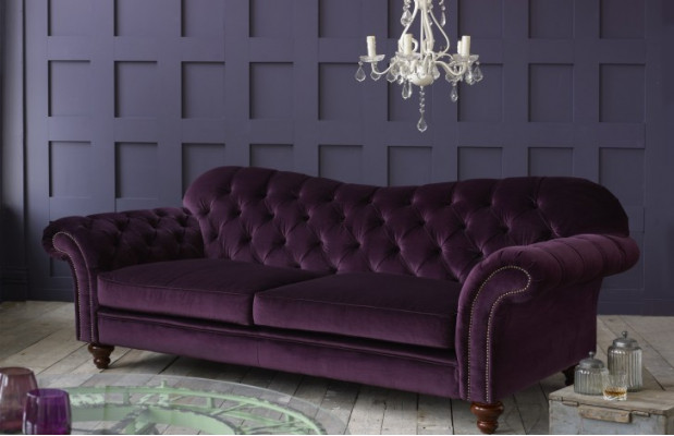 Luxe Chesterfield woonkamerbank Bruin bank Zitkussen stofbank Nieuw