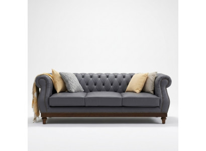 Chesterfield bank bank bekleding leer banken stof bekleding suite