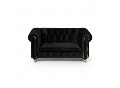 Chesterfield 2-zits Klassieke Luxe Barok Rococo Sofa Textiele Lederen Bank