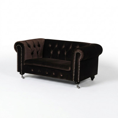 jvmoebel ® - Lederen Sofa Bankstel Royal Bruin Bekleding Tweezits Bankstel Nieuw