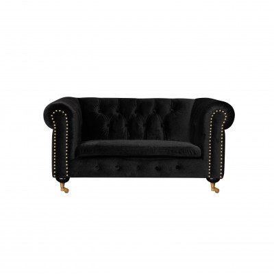 Chesterfield 2-zits klassieke luxe barok rococo sofa textielen leren bank