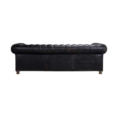 Klassieke Chesterfield bank Zwart Engelse woonkamerbanken