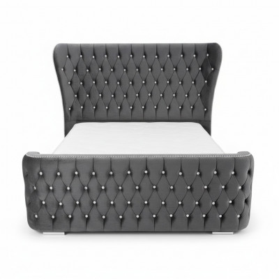 Chesterfield Hotel Dubbel Leren Bed Slaapkamer Bekleding Luxe Bedden 200x200