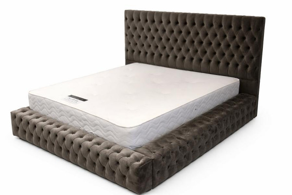 Chesterfield textiel bed slaapkamer bedden tweepersoons gestoffeerd 140/160/180/200 cm  Chesterfield textielbed slaapkamerbedden tweepersoons gestoffeerd 140/160/180/200 cm