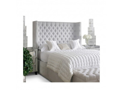 Chesterfield Design Bed Slaapkamer Textiel Leer Fluweel Gestoffeerde Hotelbedden