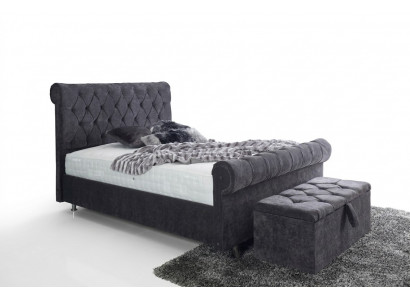 Chesterfield Design fluwelen bed luxe textiel bedden slaapkamer dubbel
